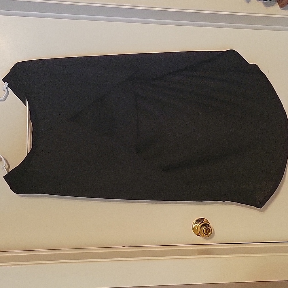 Short skirt w/ sheer long skirt